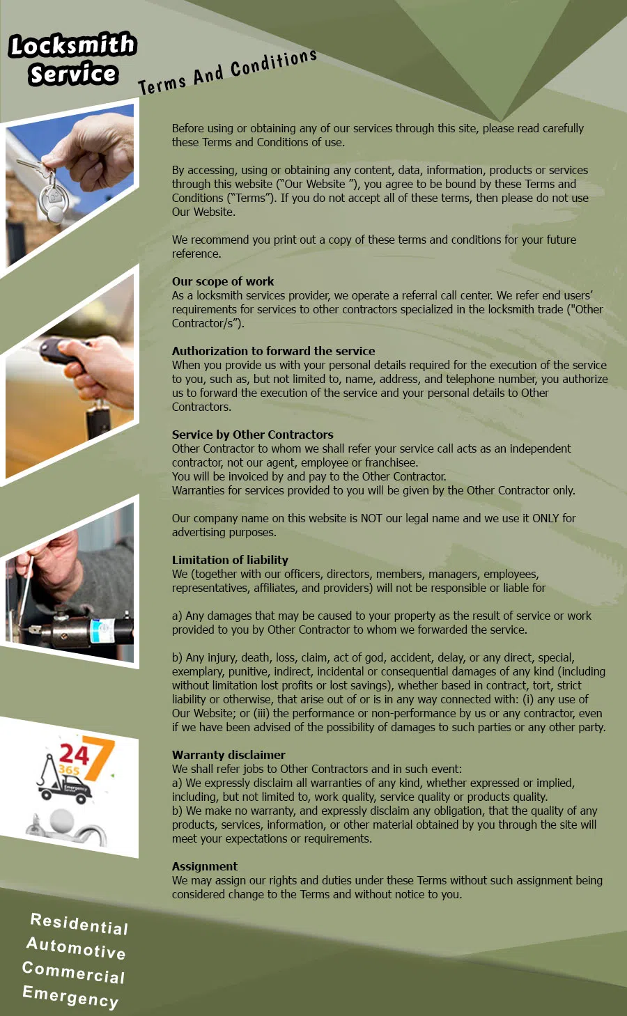 Long Beach Locksmith Store, Long Beach, CA 562-567-6823 - terms-ls